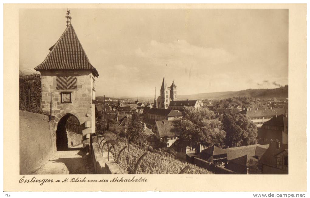 Am Neckar Blick Von Der Neckarhalde - Esslingen