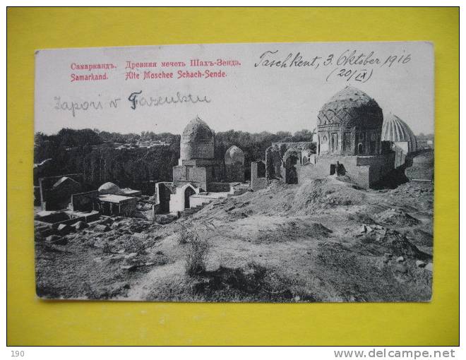 Samarkand Alte Moschee Schach-Sende,PRISONNIERS DE GUERRE - Oezbekistan