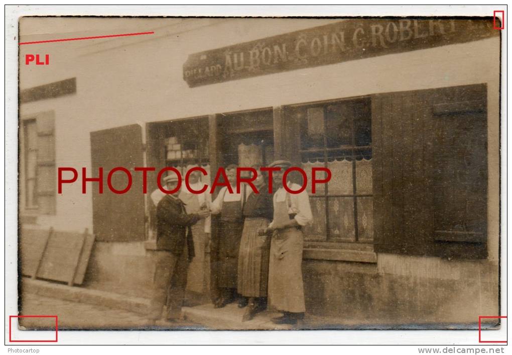 CAFE-AU BON COIN-C.ROBERT-BILLARD-2 X CARTES PHOTO-ANIMATION-FRANCE-UNLOKALISIERT- - Cafes