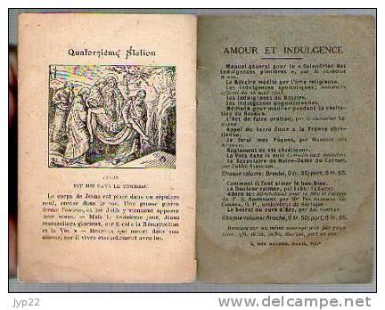 Livret Courtes Méditations Pour Le Chemin De Croix Imp. Paul Feron-Vrau 10-03-1902 - 19 Pages - Devotion Images