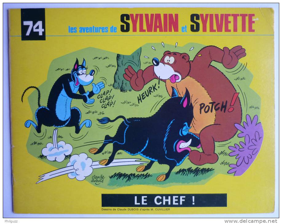 BD LES AVENTURES DE SYLVAIN SYLVETTE N° 74 1975  Enfantina - Sylvain Et Sylvette