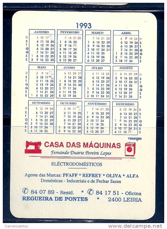 1993 Pocket Poche Bolsillo Calender Calandrier Calendario  Motorbikes Motorcycles Motos Motocross - Big : 1991-00