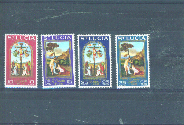 ST LUCIA - 1968 Easter UM - St.Lucia (...-1978)