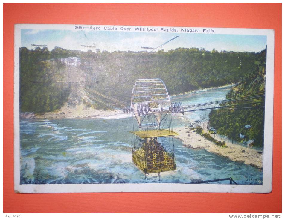 America 8,5x13,5cm Cascate Del Niagara Aero Cable Presenza Di Leggera Piega E Varie Macchie Come Da Foto - Altri & Non Classificati