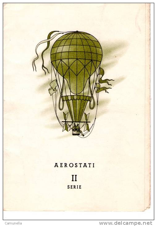 5 Cartoline-serie Aerostati II- - Balloons