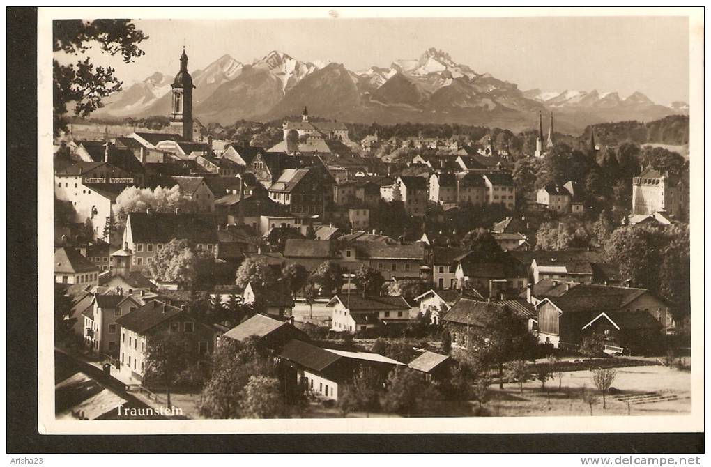 440. Germany Traunstein - Old Real Photo Postcard - Gebr. Metz Kunstanstalt Tubinger - Traunstein