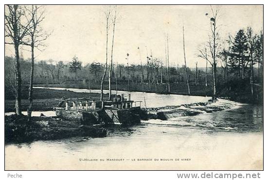 N°16690 -cpa St Hilaire Du Harcouet -le Barrage Du Moulin De Virey- - Molinos De Agua