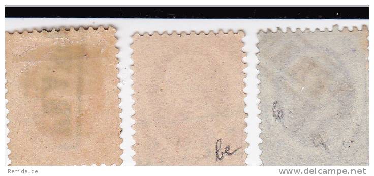 PAYS-BAS - YVERT N° 4/6 OBLITERES - COTE  = 157,5 EUROS - Used Stamps