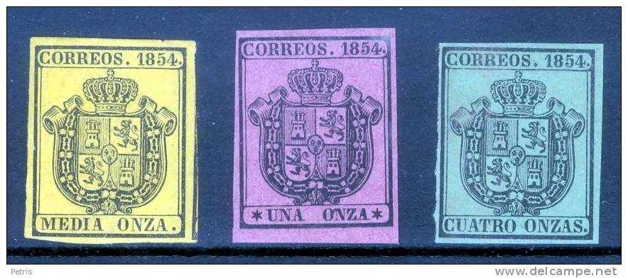 Spagna Servizi 1854 MH - Lot. 192 - Servizi