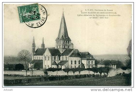 76 SAINT MARTIN DE BOSCHERVILLE ++ Eglise Abbatiale De St Georges De Boscherville ++ - Saint-Martin-de-Boscherville