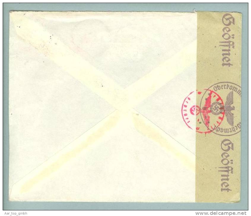 Schweden Svergie 1945-01-10 PKP A15 Zensur-Brief Nach Schlieren-Zürich - Lettres & Documents