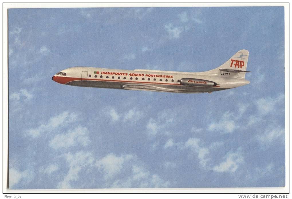 AIRPLANES - PORTUGUESE AIRWAYS, Caravela - 1946-....: Era Moderna