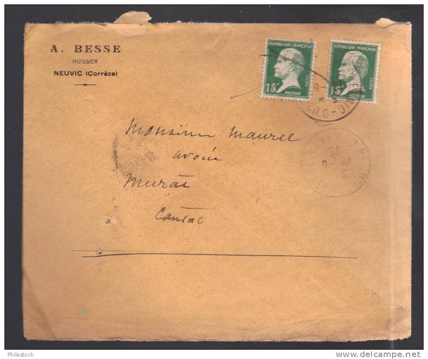 FRANCE 1925 N° Usages Courants Obl. S/lettre Entiére - 1922-26 Pasteur