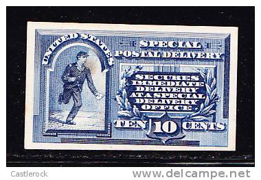 T)1894,UNITED STATES,CARD BOARD PROOF,MESSENGER RUNNING - Nachdrucke & Specimen