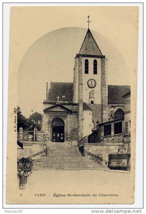 Ref 177 - PARIS XX - église Saint-Germain De Charonne (CARTE PIONNIERE) - District 20