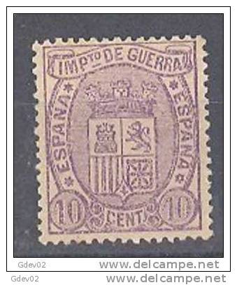 ES155SACF-L4462PC-TESPIGERRA. España,Spain,Espagne.IMPU ESTOS  DE GUERRA 1875.(Ed 155*) .MAGNIFICO - Impuestos De Guerra