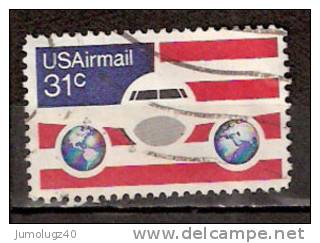 Timbre Etats-Unis Y&T Air Mail N° PA 84. Oblitéré. 31 Cents. Cote 0.30 € - 3a. 1961-… Afgestempeld