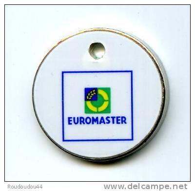 JETON DE CADDIE - EUROMASTER - TEST USURE DES PNEUS - ETAT NEUF - Trolley Token/Shopping Trolley Chip