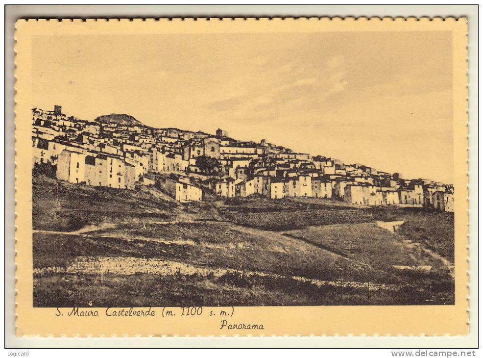 S. MAURO CASTELVERDE (PA) PANORAMA 1959 - Palermo