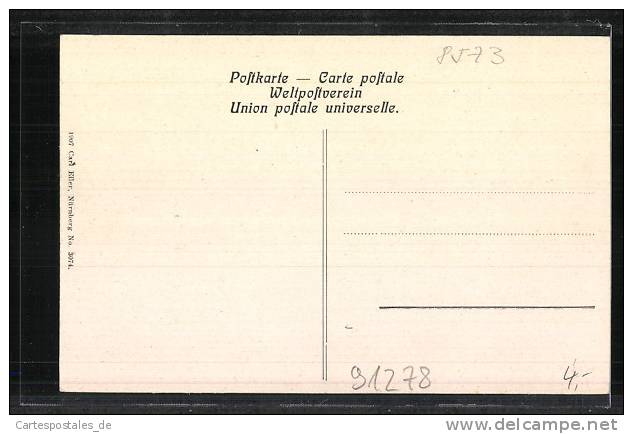 AK Pottenstein, Ansicht Aus Der Ferne - Pottenstein