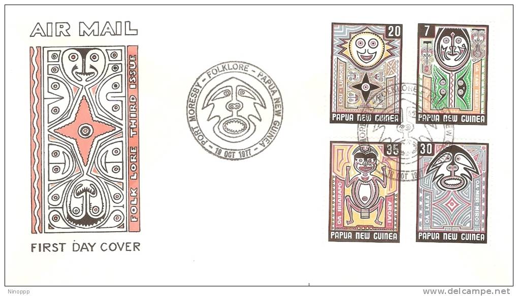 Papua New Guinea-1977 Folklore FDC - Papua New Guinea