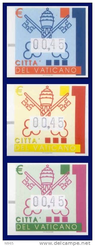 STATO CITTA´ DEL VATICANO - VATIKAN STATE - GIOVANNI PAOLO II ANNO 2004 - AUTOMATICI - NUOVI MNH ** - Neufs