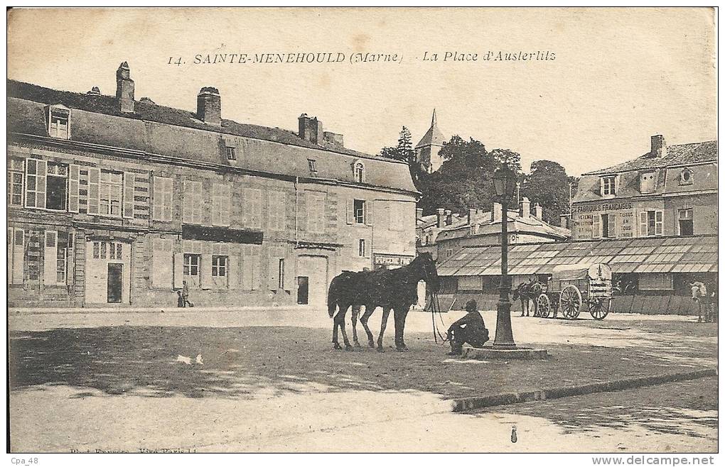 Marne- Sainte-Menehould -La Place D'Austerlits. - Sainte-Menehould