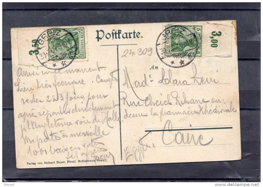 24309    Germania,  Greiz,  VG  1907 - Greiz