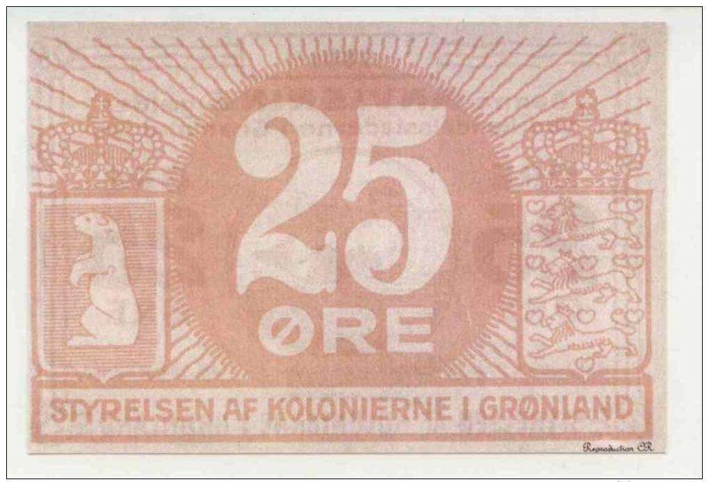 GROENLAND : 25 Ore 1913. Reproduction. - Other & Unclassified
