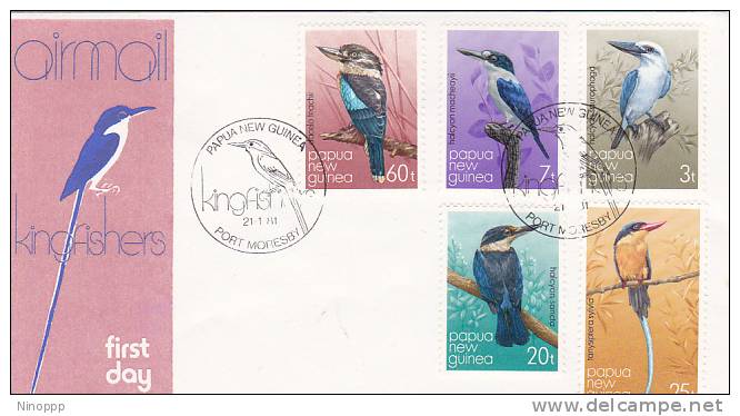 Papua New Guinea-1981 Birds FDC - Papoea-Nieuw-Guinea