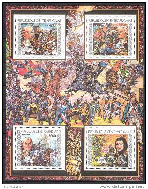 #PROMO# CENTRAFRICAINE  - Bicentenaire De La Révolution Française  - BF99 Neuf Sans Charnière - MNH - Franz. Revolution