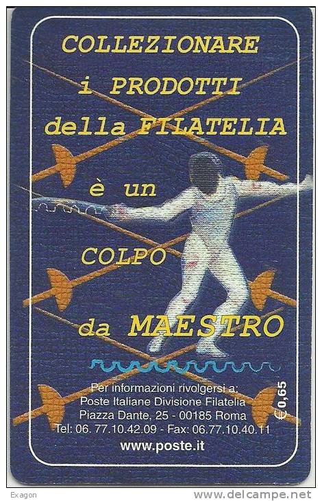 TESSERA  FILATELICA  -  Ordinario  Serie  Tematica  LO  SPORT  ITALIANO  -  Emissione  04. 04. 2003 - Cartes Philatéliques