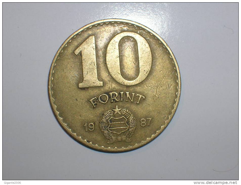 10 Forint 1987(1157) - Hungría