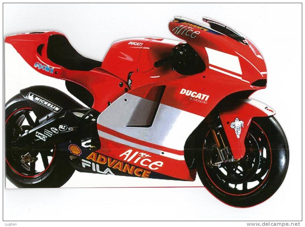 FOLDER VUOTO - MOTO DUCATI - ANNO 2000 - 2001 - SENZA CARTE TELEFONICHE - SPONSOR ALICE TELECOM - Moto