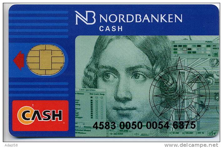 C.1995 SWEDEN  CASH Bankcard Nordbanken - Carte Di Credito (scadenza Min. 10 Anni)