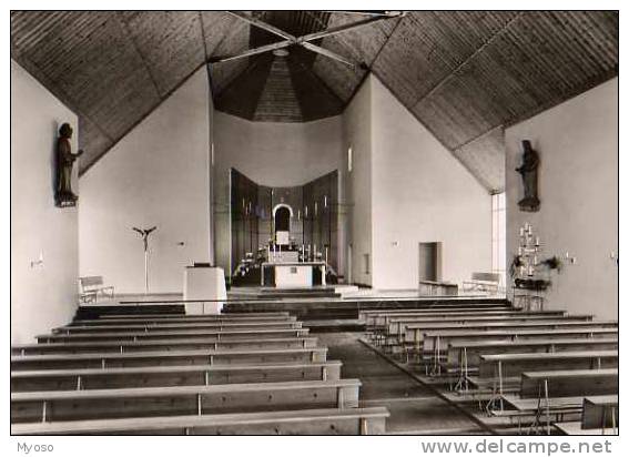 Kath Pfarrkirche IMGENBROICH/Eifel, Carte Photo, Interieur D'eglise - Monschau