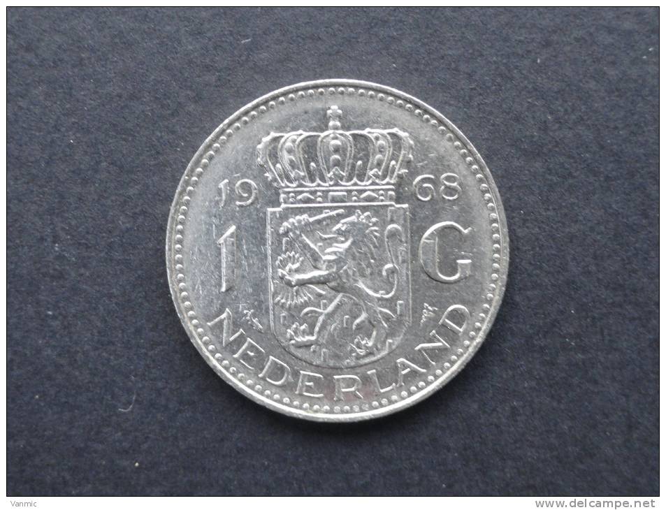 1968 - 1 Gulden - Pays Bas - 1948-1980 : Juliana