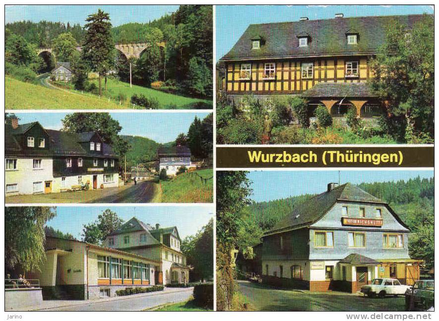 Deutschland > Thüringen, Wurzbach, Viaduck, Rathaus,... .,.gelaufen Ja - Wurzbach