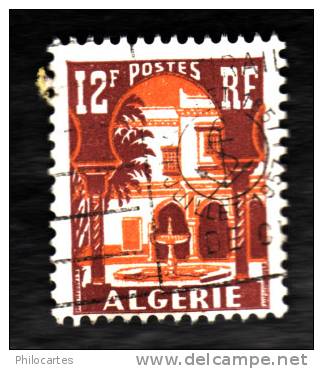 ALGERIE 1954-55  - YT 313b   -  Oblitéré - Used Stamps