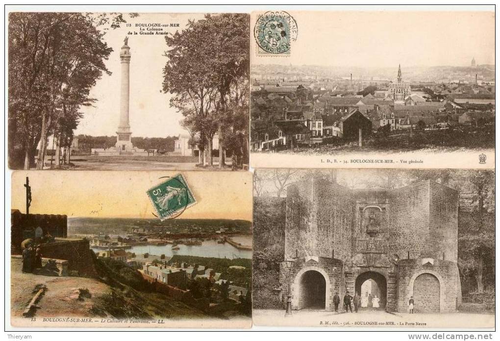 Lot De Cartes Postales De Boulogne/Mer - Boulogne Sur Mer