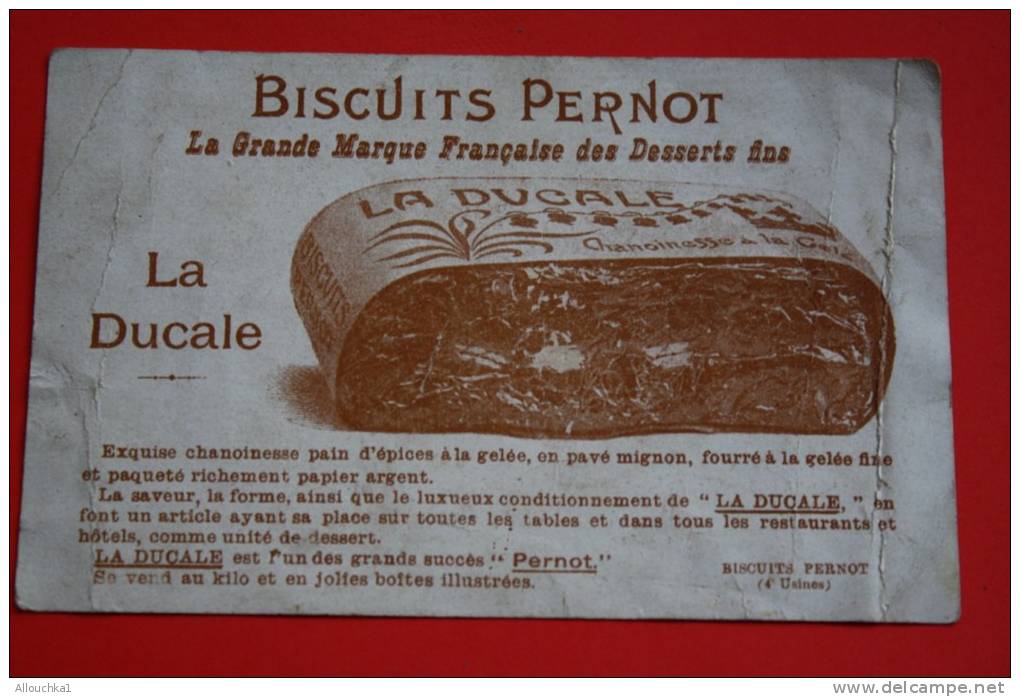 Biscuits Pernod Marque De Dessert -: La Ducale-chanoinesse à La Gelée Chromo Et Image - Pernot