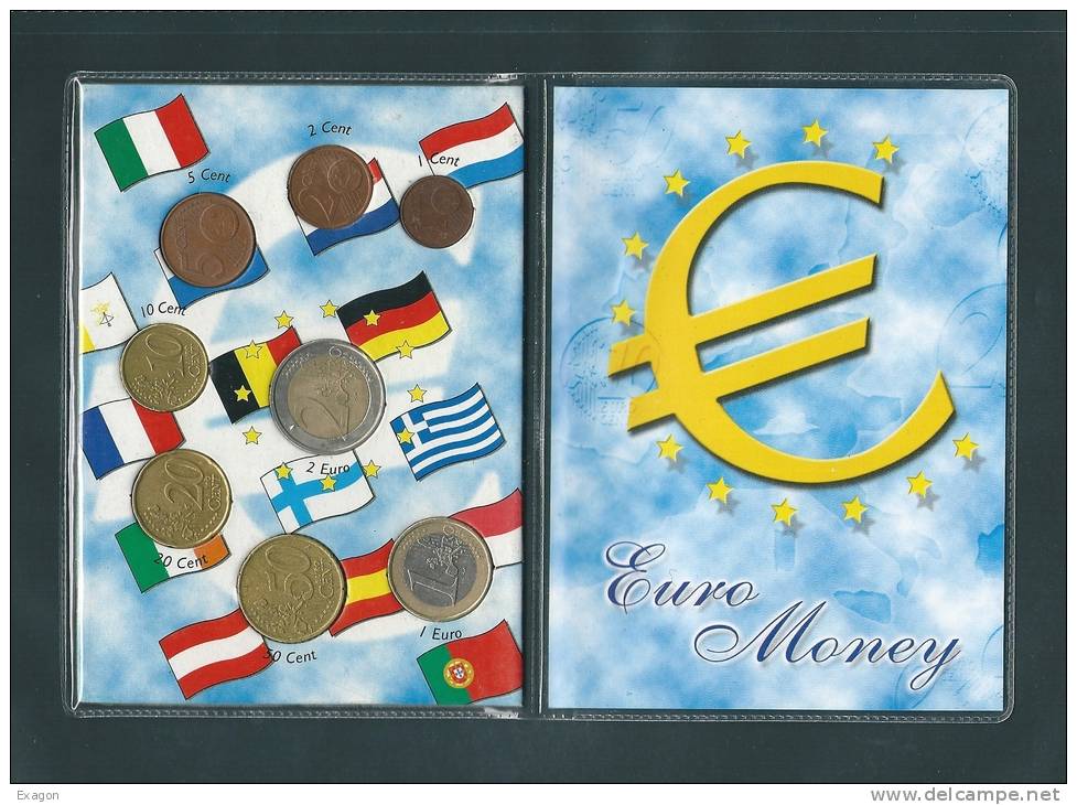 SERIE  EURO  GRECIA COMPLETA  - USATA - In Elegante  Custodia In Pvc - Anno 2002 - Griekenland