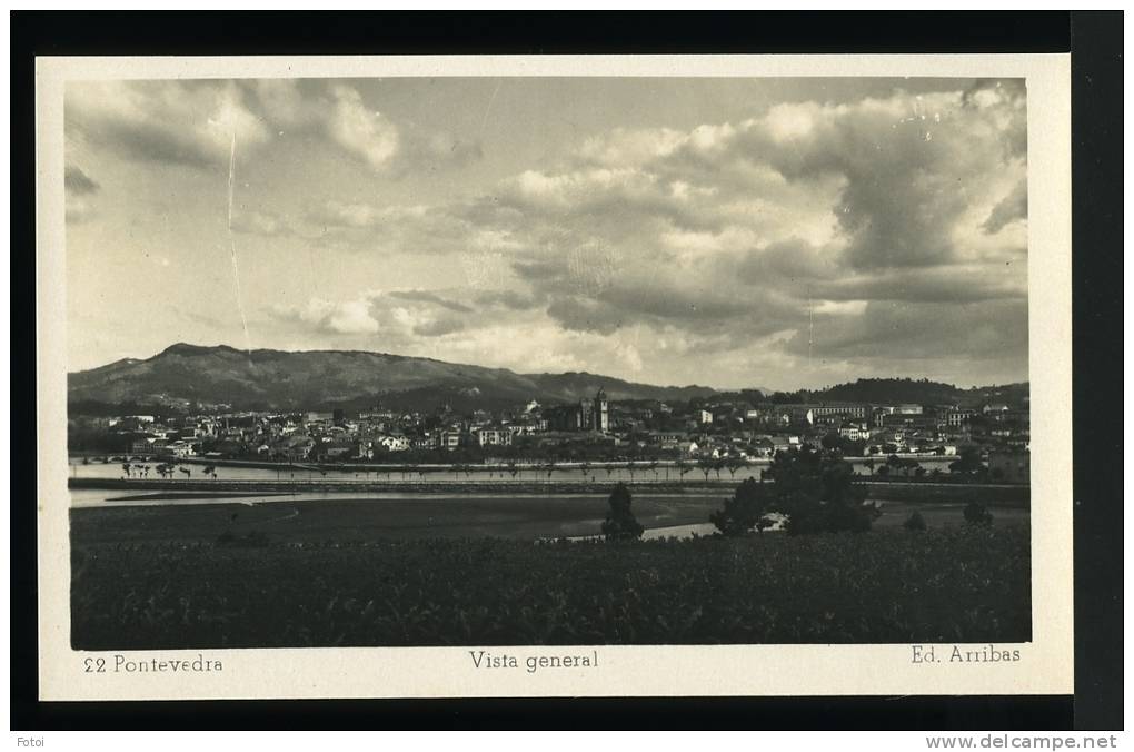 REAL PHOTO POSTCARD PONTEVEDRA GALICIA SPAIN  ESPANA CARTE POSTALE - Pontevedra