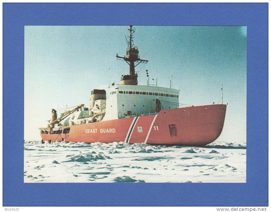 (Sch 155)  Coast Guard , Forschungsschiff Der Antarktis - 2 Scan - - Missionen