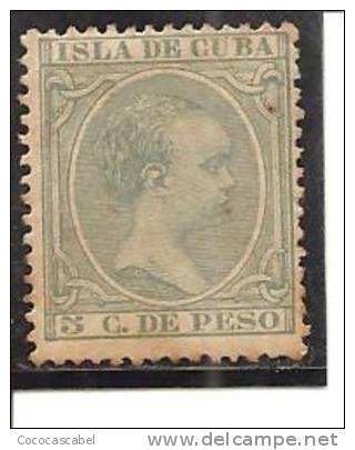 Cuba - Edifil 127 (MH/(*)). - Cuba (1874-1898)