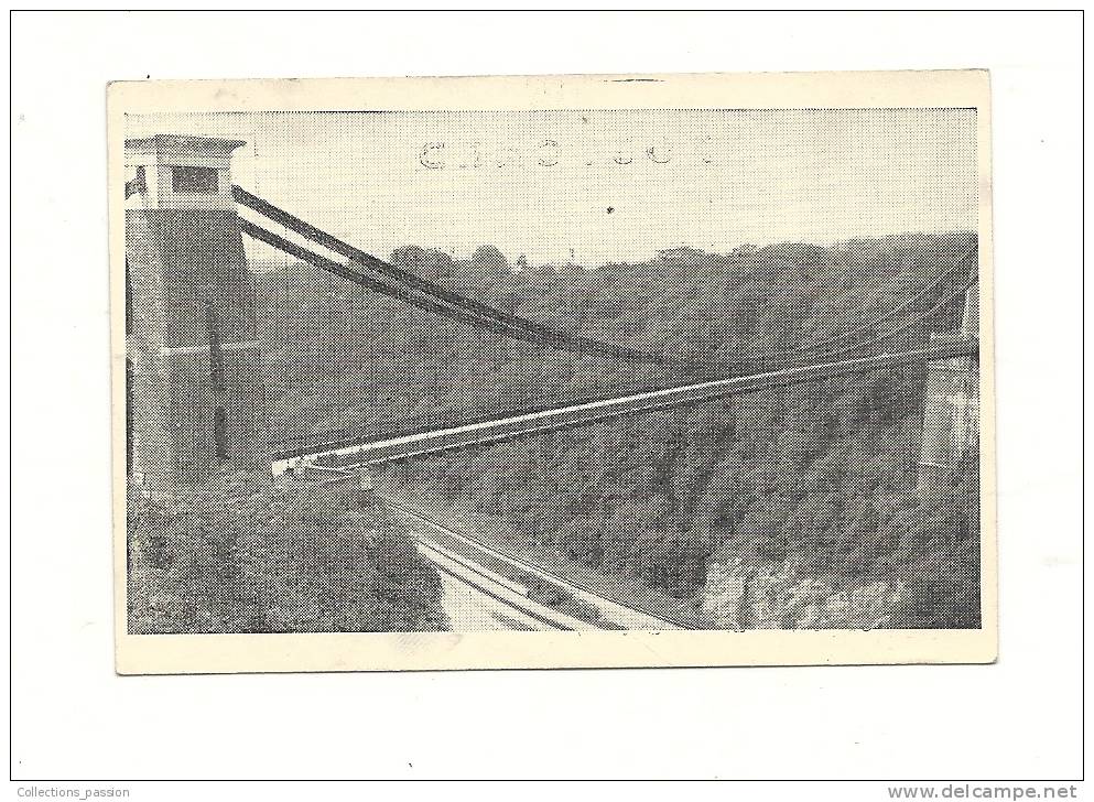 Mini Cp, Angleterre, Bristol, Clifton Suspension Bridge, écrite - Bristol