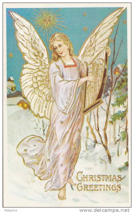 REPRODUCTION - Christmas - Noël - Ange Angel - Neuve - Unused - Altri & Non Classificati