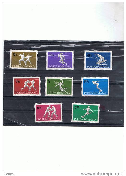 Roumanie  2446/2453 Sports Neuf  Sans Charniere Tres Beau  ,gomme D\´origine 15% De La Cote - Unused Stamps