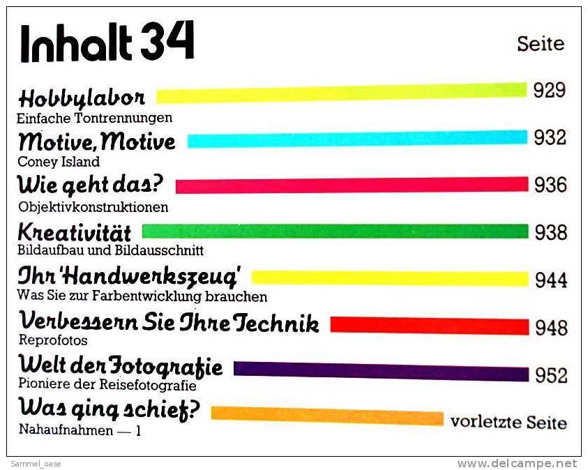 7 Zeitschriften FOTO PRAXIS Heft 30 Bis 36 , Der Kreative Weg Zum Besseren Foto , Von 1981- 1982 - Ocio & Colecciones