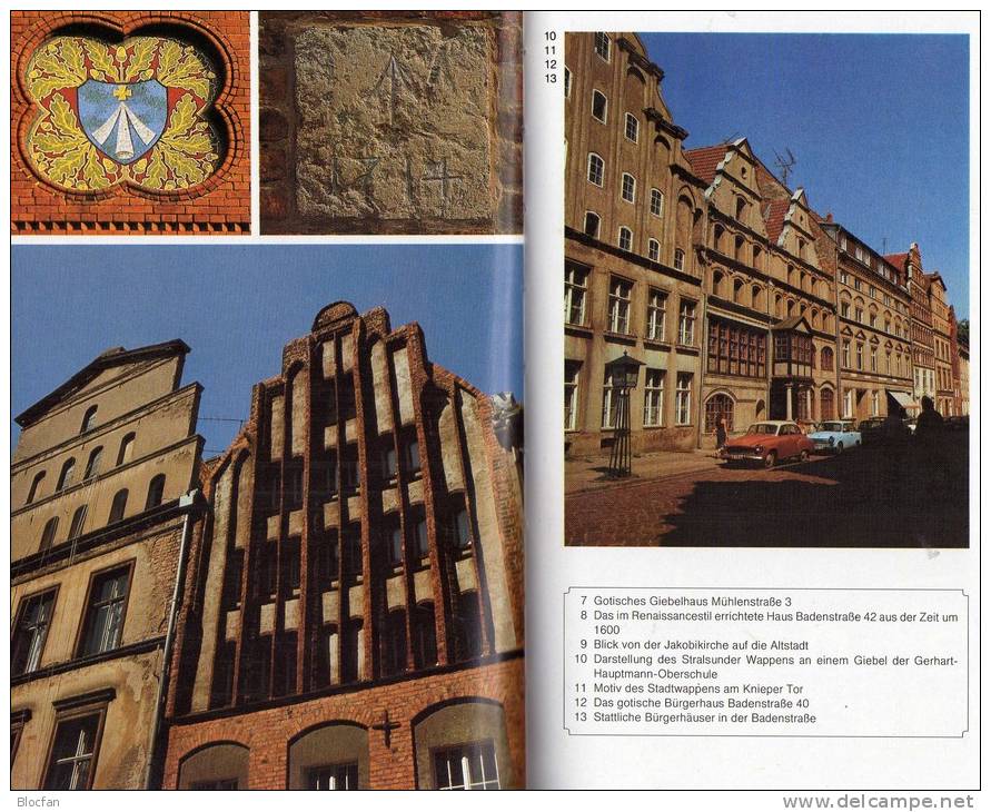 Historische Ansichten Von Stralsund 1986 Neu 10€ Brockhaus-Souvenir Für Sammler Liebhaber Many Color-pictures Of Germany - Stralsund